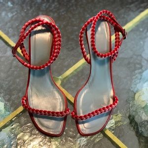Malo Velvet Strap Heels